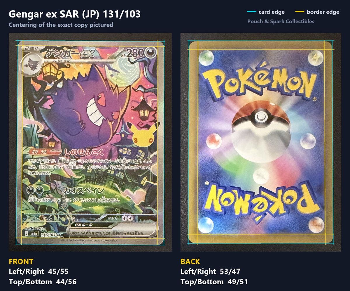 Centering of this copy — front 45/55 L/R, 44/56 T/B; back 53/47 L/R, 49/51 T/B