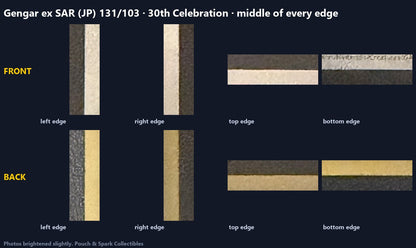 Condition — The middle of every edge, front and back