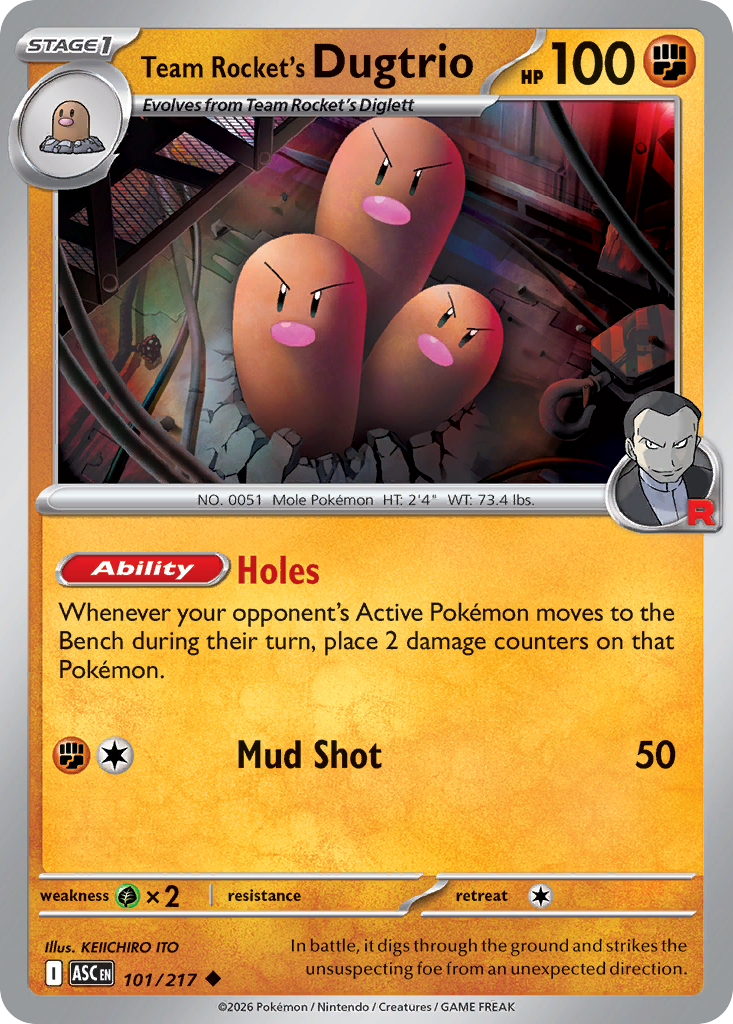 Team Rocket's Dugtrio [Ascended Heroes]