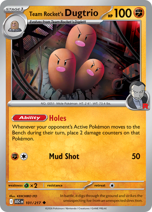 Team Rocket's Dugtrio [Ascended Heroes]