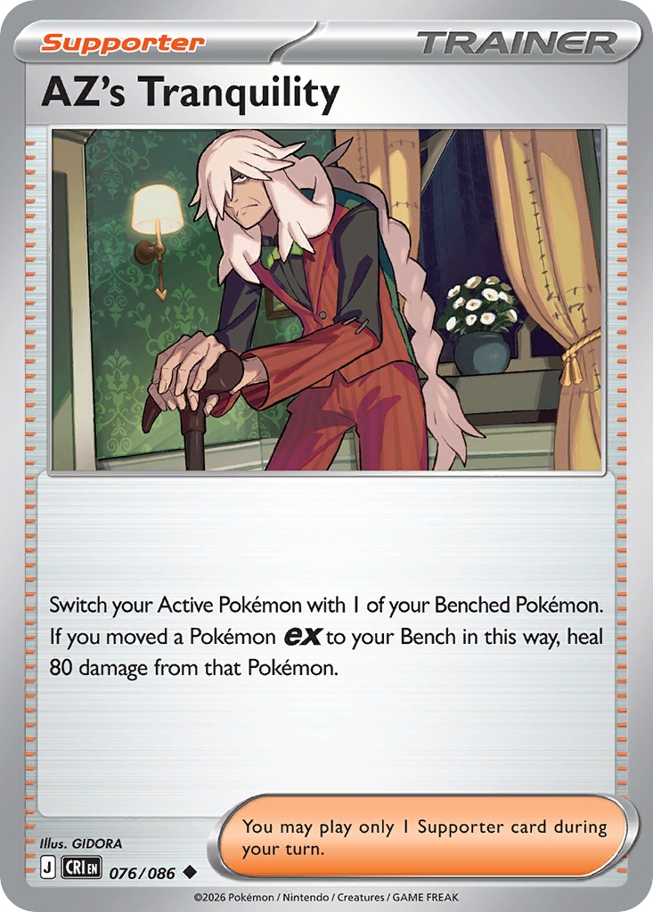 AZ's Tranquility 076/086 — Chaos Rising Pokémon TCG