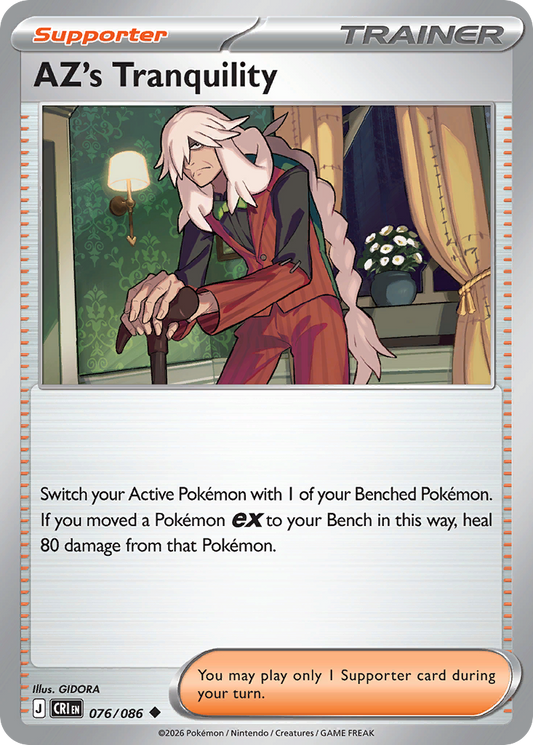 AZ's Tranquility 076/086 — Chaos Rising Pokémon TCG