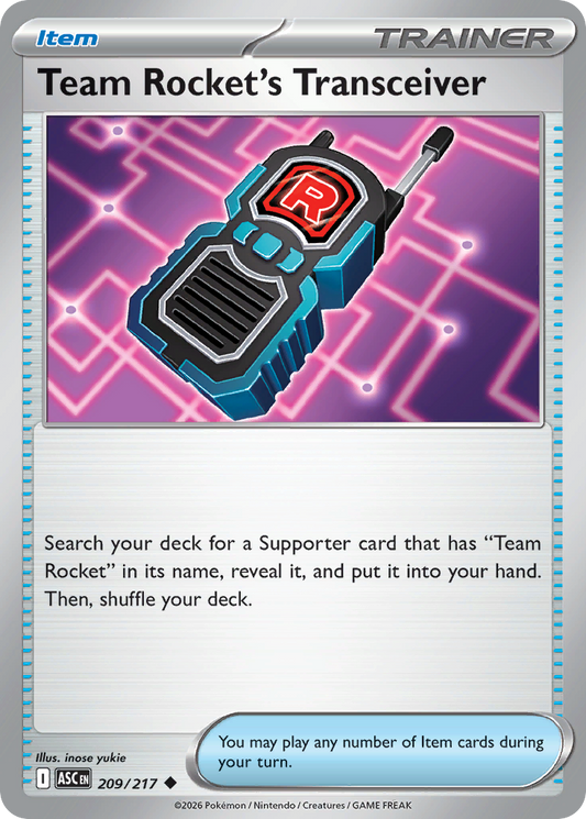 Team Rocket's Transceiver [Ascended Heroes]