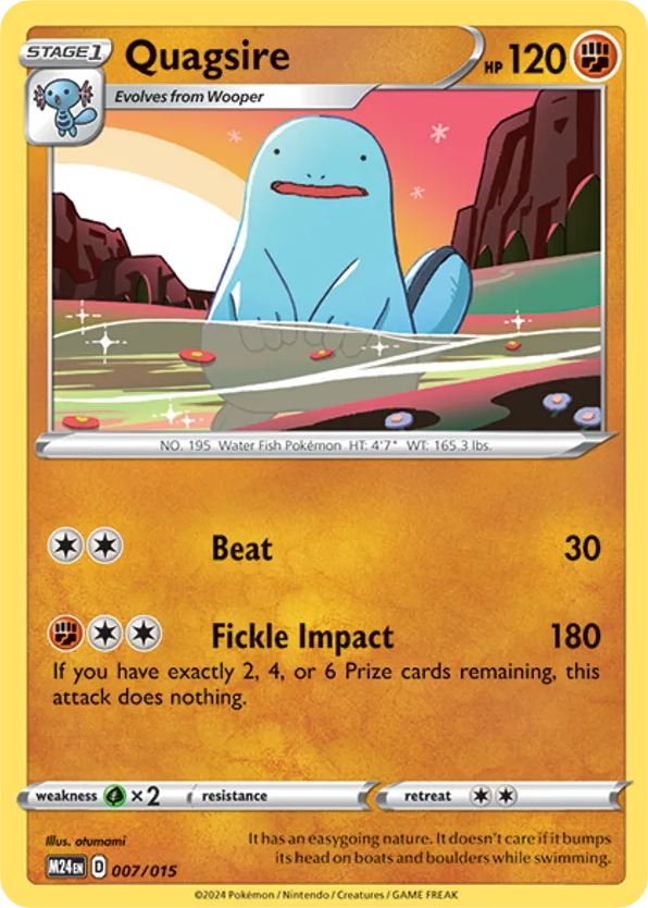 Quagsire 007/015 McDonald's Collection 2024