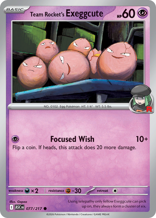 Team Rocket's Exeggcute [Ascended Heroes]