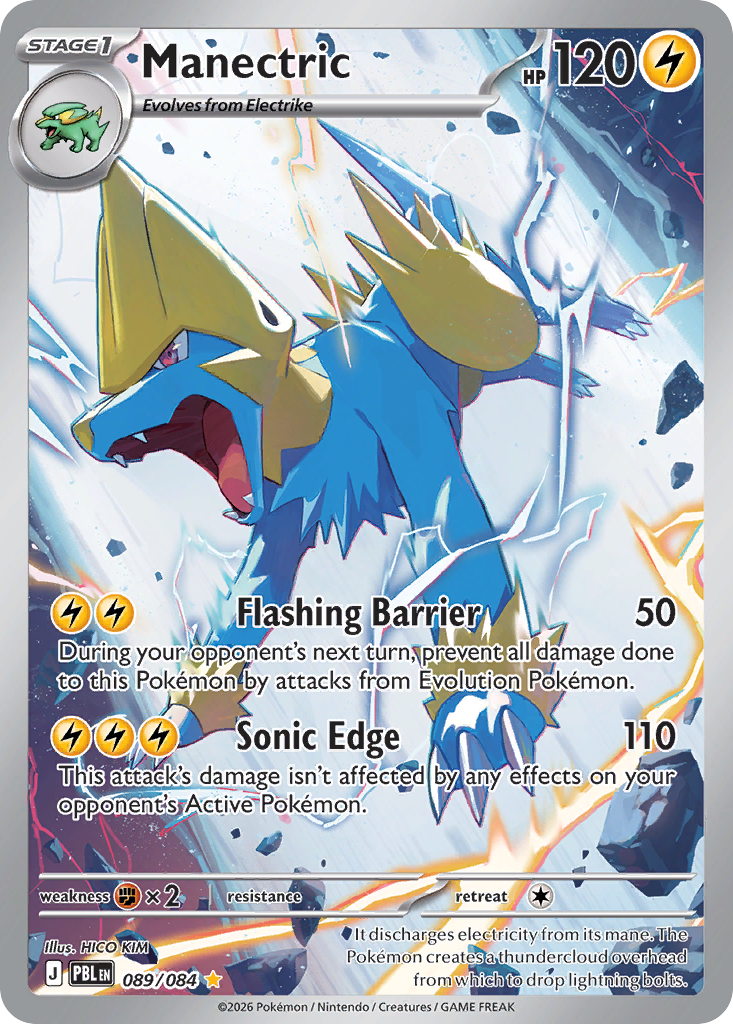 Manectric — Pitch Black 089/084 Pokémon card