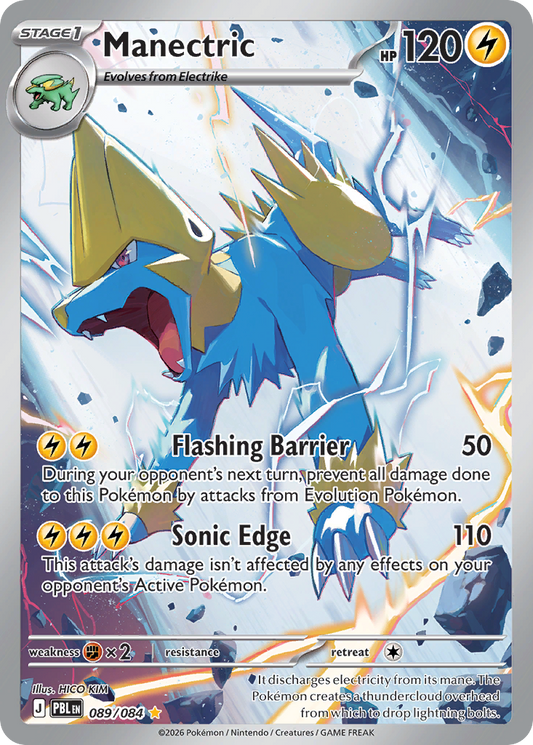 Manectric — Pitch Black 089/084 Pokémon card
