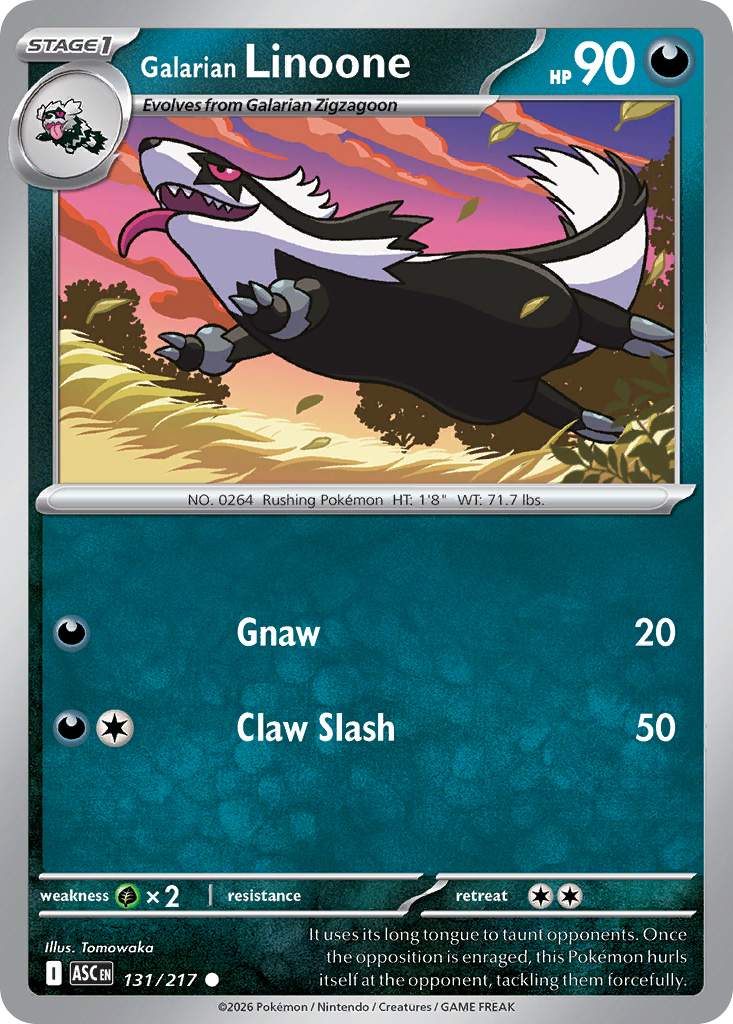 Galarian Linoone [Ascended Heroes]