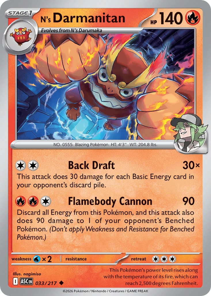 N's Darmanitan [Ascended Heroes]