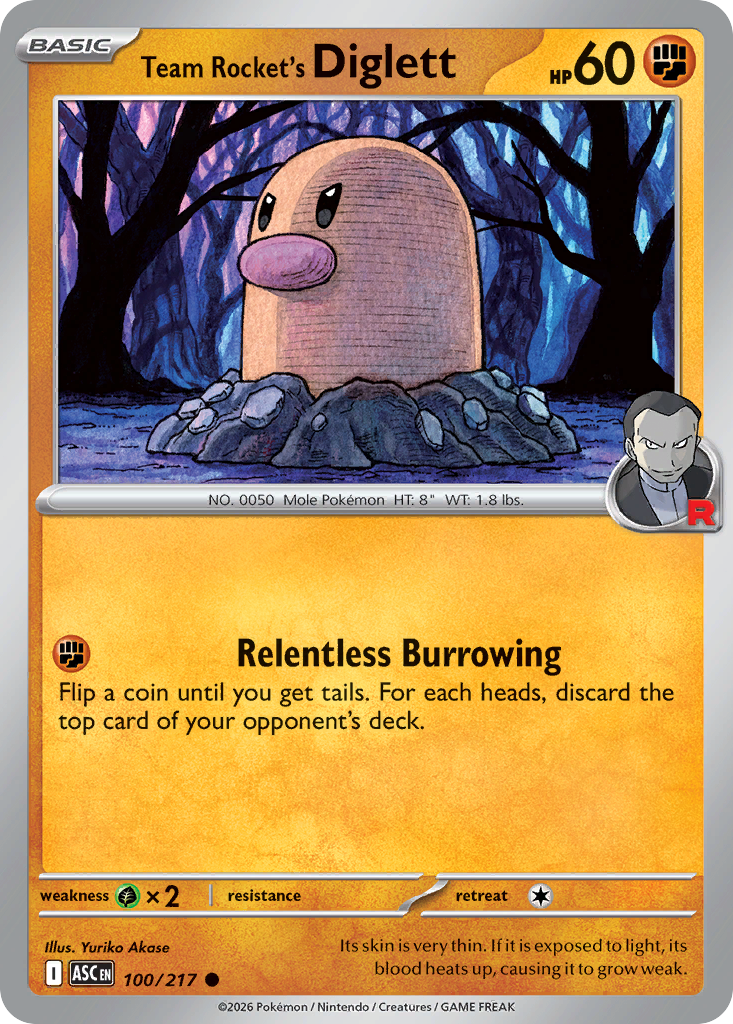 Team Rocket's Diglett [Ascended Heroes]