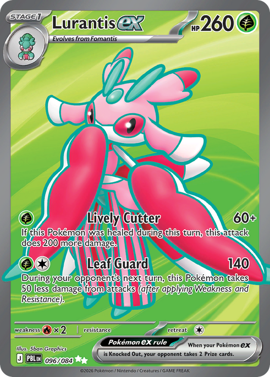 Lurantis ex — Pitch Black 096/084 Pokémon card