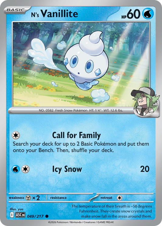 N's Vanillite [Ascended Heroes]