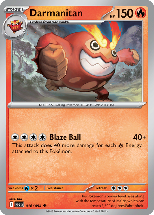 Darmanitan 016/094 Phantasmal Flames
