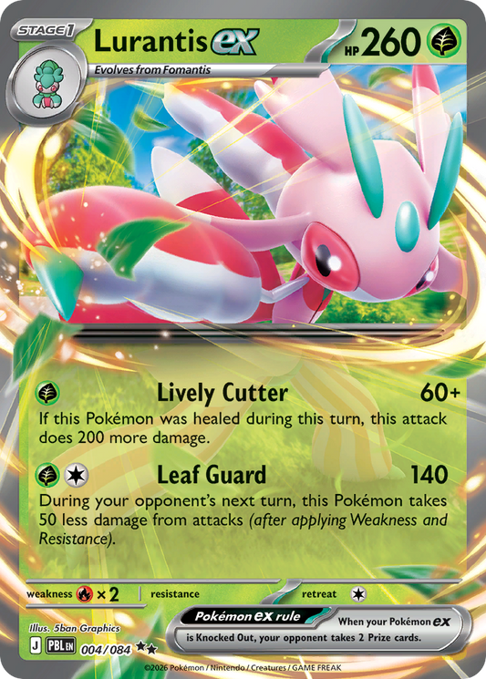 Lurantis ex — Pitch Black 004/084 Pokémon card