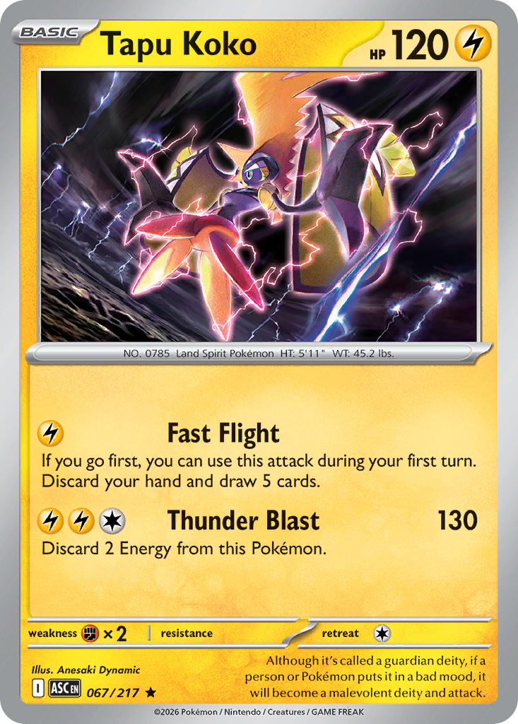 Tapu Koko — Ascended Heroes 067/217 Pokémon card
