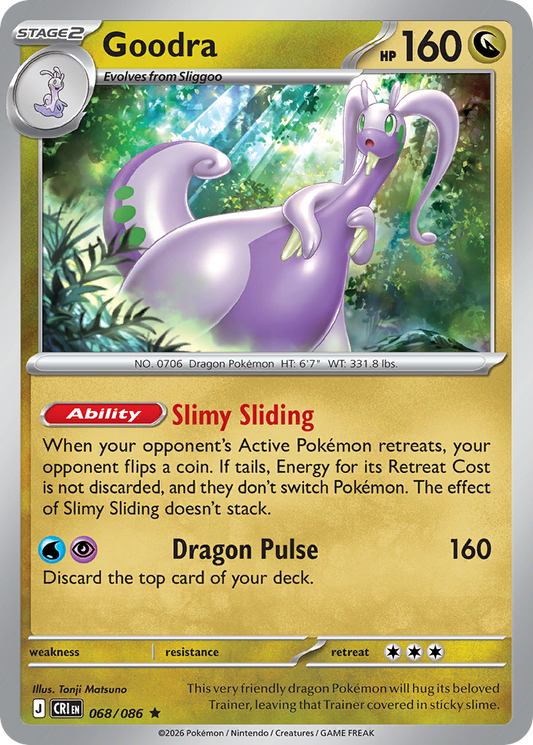 Goodra 068/086 — Chaos Rising Pokémon TCG