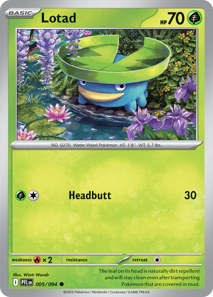 Lotad 005/094 Phantasmal Flames