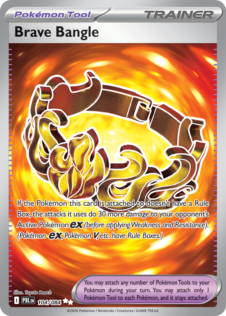 Brave Bangle — Pitch Black 104/084 Pokémon card