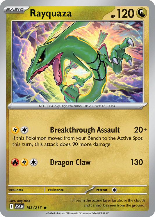Rayquaza 153/217 Ascended Heroes