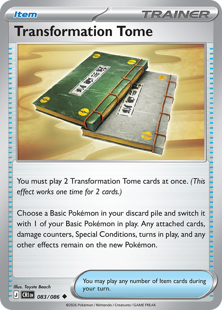 Transformation Tome 083/086 — Chaos Rising Pokémon TCG