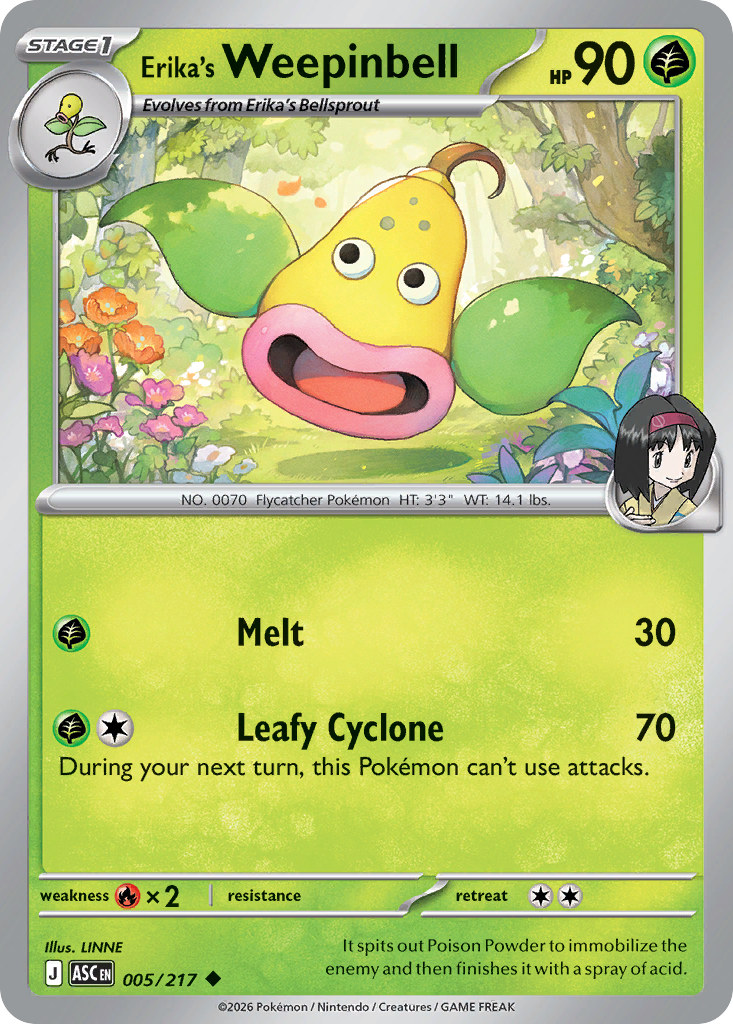 Erika's Weepinbell [Ascended Heroes]