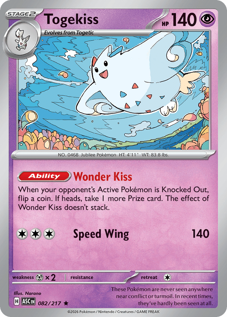 Togekiss 082/217 — Ascended Heroes Pokémon TCG